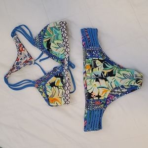 Maaji bikini swim halter set size small